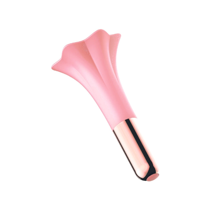 Nasstoys Goddess Pink Lily Massager Rechargeable Silicone Flower Shaped Vibrator