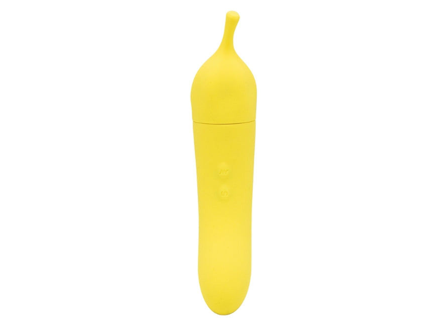 Natalie's Toy Box Banana Cream Air Pulse And G-Spot Vibrator