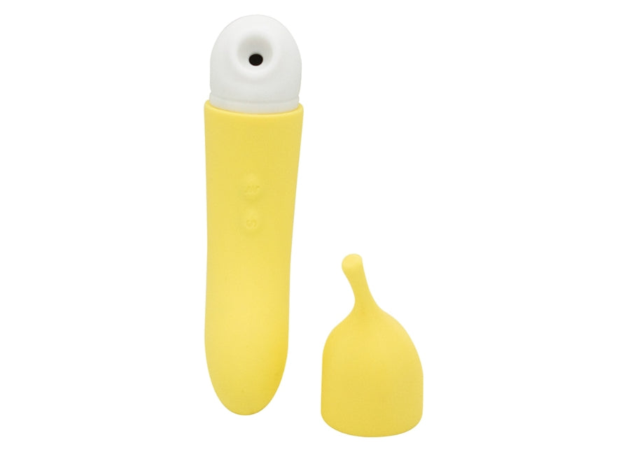 Natalie's Toy Box Banana Cream Air Pulse And G-Spot Vibrator