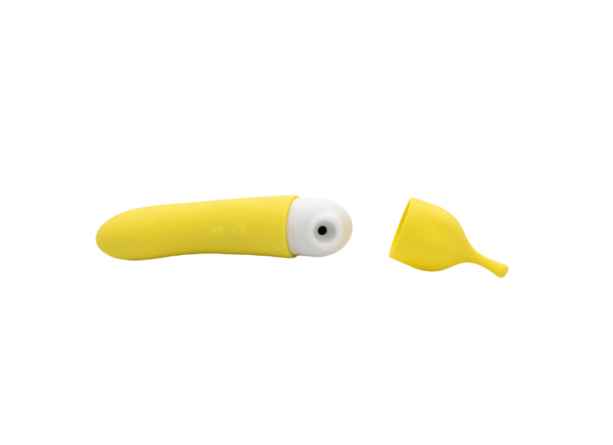 Natalie's Toy Box Banana Cream Air Pulse And G-Spot Vibrator