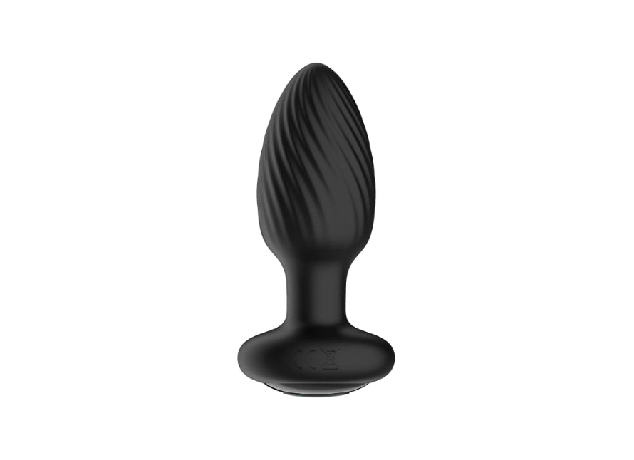 Nexus Tornado Rechargeable Remote-Controlled Rotating & Vibrating Textured Silicone Anal Plug