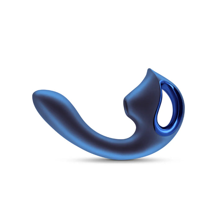 NS Novelties Seduction Kaia Rechargeable Silicone Posable Dual Stimulating Air Pulse Rabbit Style Vibrator With Ergonomic Handle