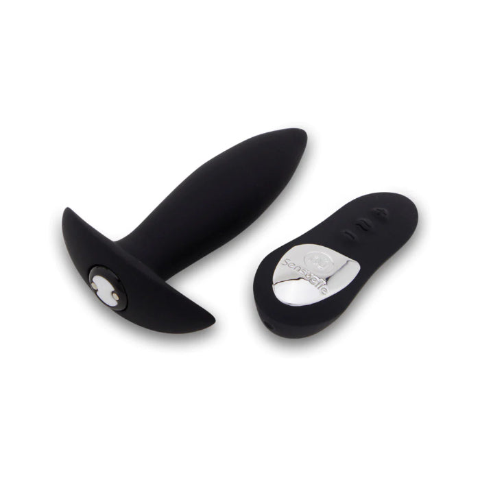 Nu Sensuelle 15 Function Rechargeable Silicone Mini Plug With Vibrating Remote Control