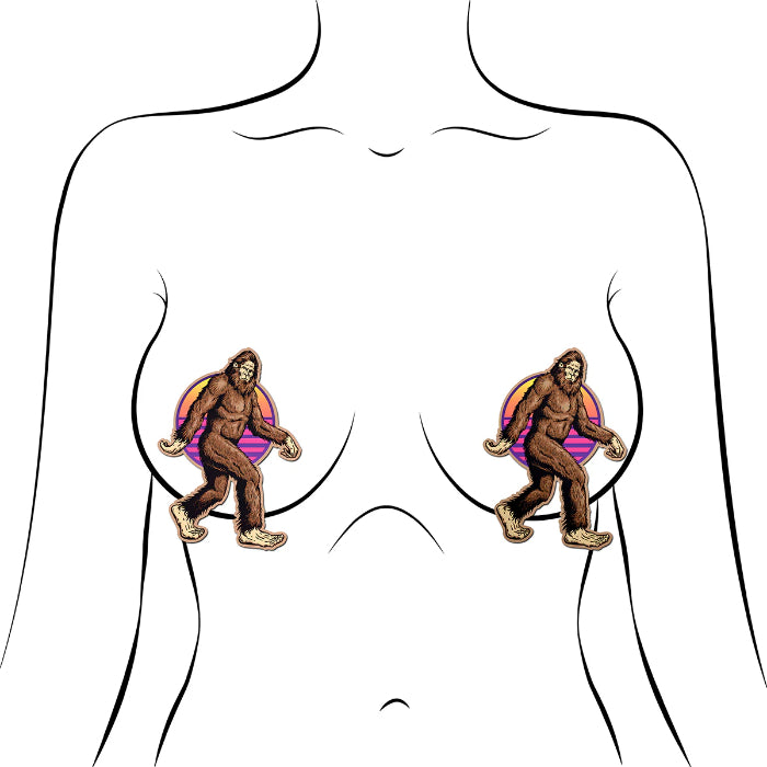 Pastease Sasquatch Bigfoot Self-Adhesive Pasties
