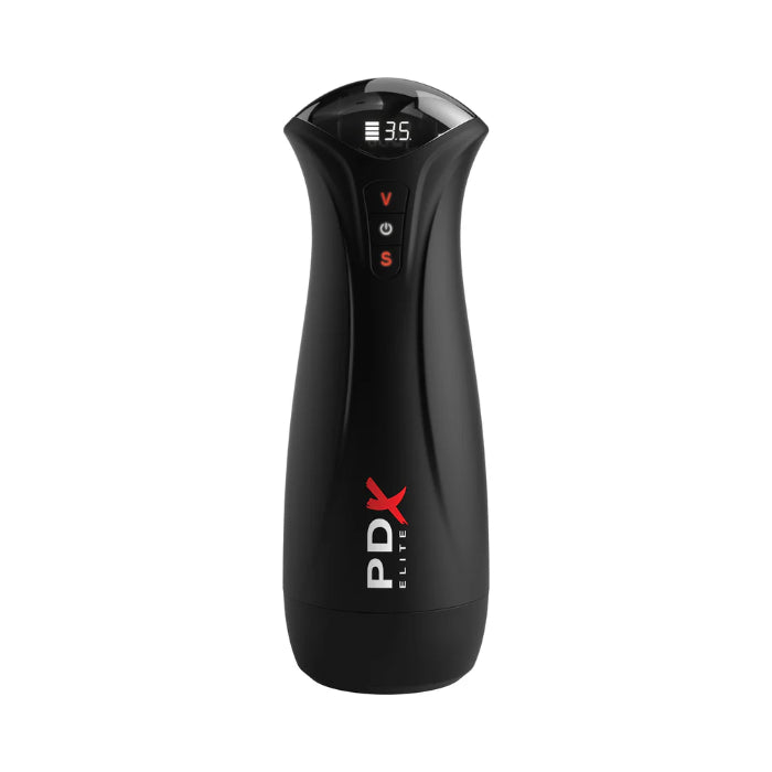 PDX Elite Fap-Gasm Rechargeable Vibrating And Sucking Stroker