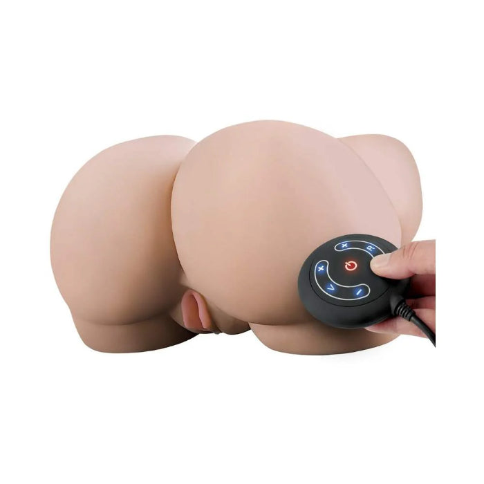 PDX Elite Milk Me Silly Remote-Controlled Vibrating Rotating Dual-Entry Mega Masturbator