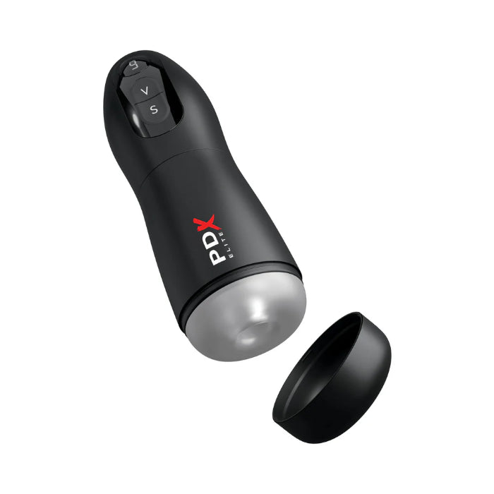PDX Elite Suck-O-Matic Vibrating Rechargeable Hands Free Sucking BJ Simulator