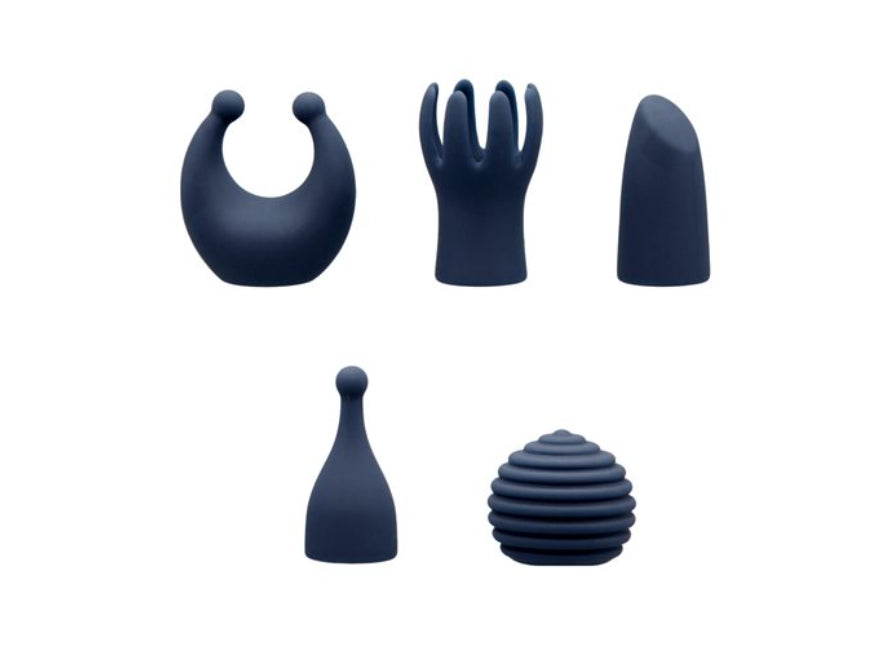 Pillow Talk Secrets Desires 6-Piece Interchangeable Silicone Mini Massager Set