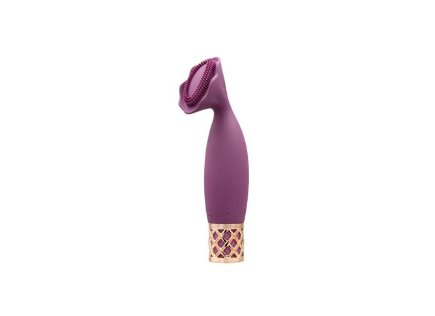 Pillow Talk Secrets Passion Rechargeable Silicone Flower Shaped Fluttery External Vibrator