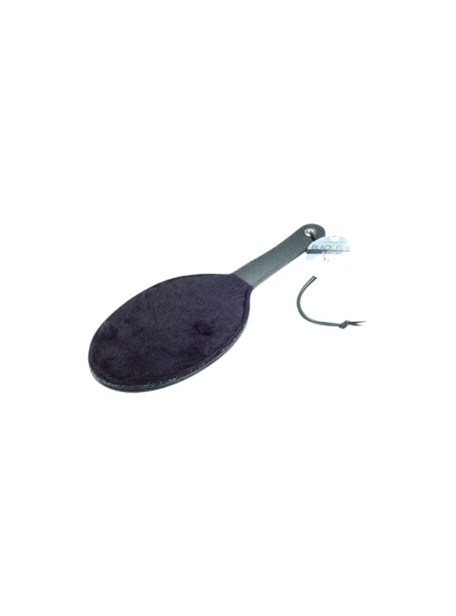 Ping Pong Paddle With Black Faux Fur Lining