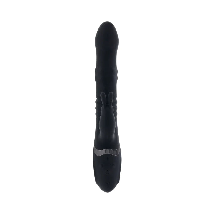 Playboy Big Bun Energy Thrusting Triple Stimulation Rechargeable Rabbit Vibrator