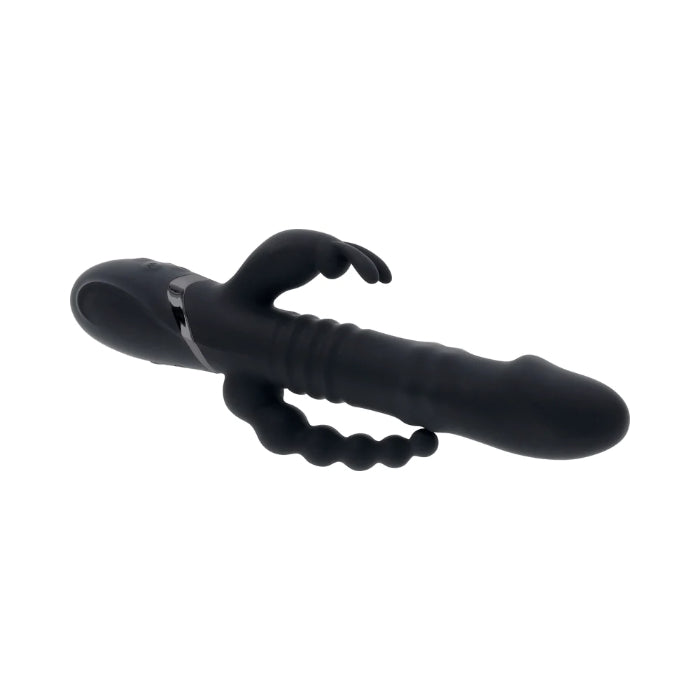 Playboy Big Bun Energy Thrusting Triple Stimulation Rechargeable Rabbit Vibrator