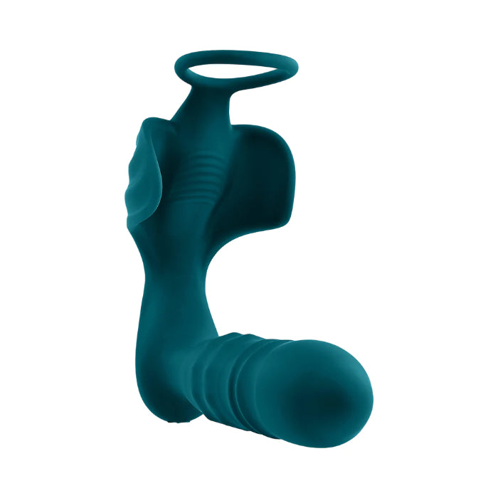 Playboy Bring It Beaded Thrusting Butt Plug And Vibrating Winged Ball Cradle And Shaft Ring