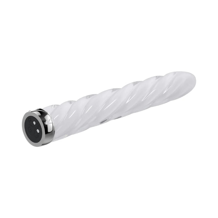 Playboy In A Twist Rechargeable Vibrating Glass Vibrator