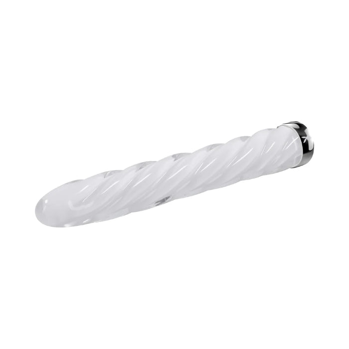 Playboy In A Twist Rechargeable Vibrating Glass Vibrator
