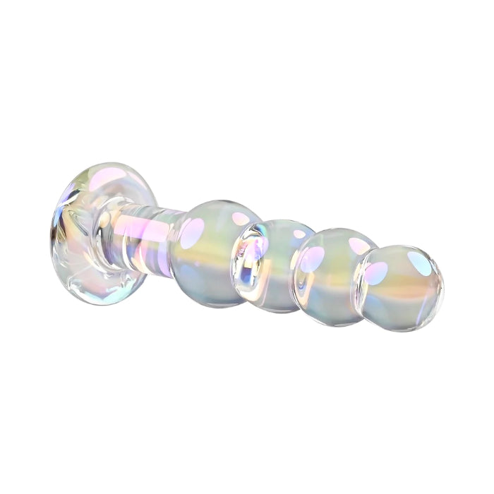 Playboy Jewels Glass Beads Iridescent Rabbit Head Detail