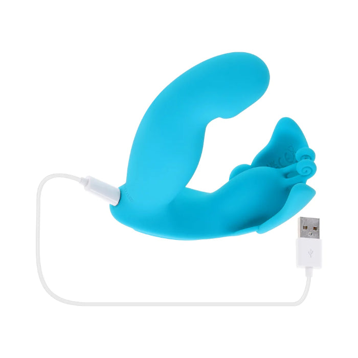 Evolved Spread Your Wings Silicone Rechargeable G-Spot Vibrator With Come-Hither Motion