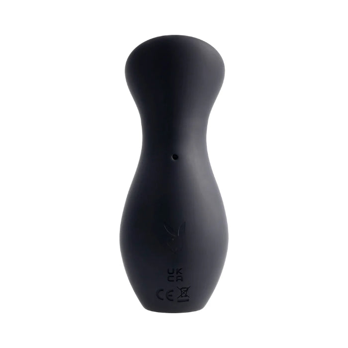 Playboy The Jet Set Sucker Rechargeable Silicone Travel Friendly Suction Massager With Charging Case