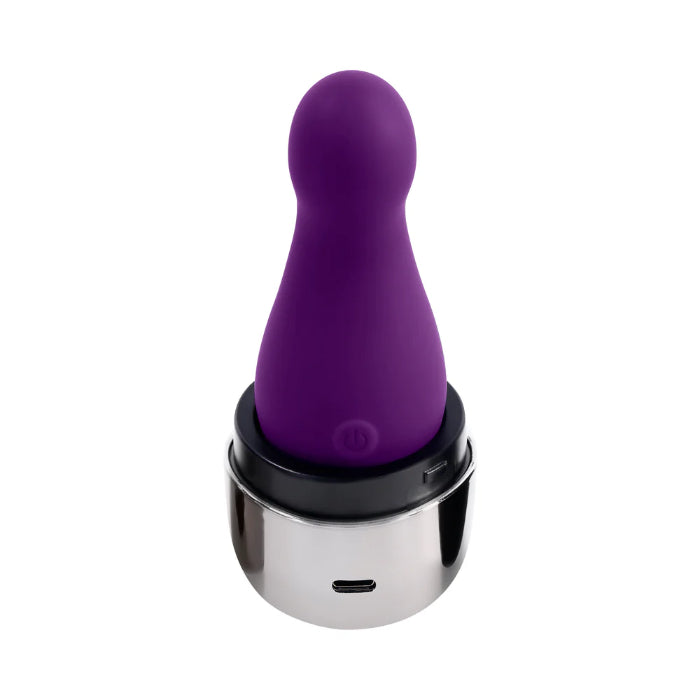 Playboy The Jet Set Vibe Rechargeable Silicone Petite Travel Friendly Mini Vibrator With Charging Case
