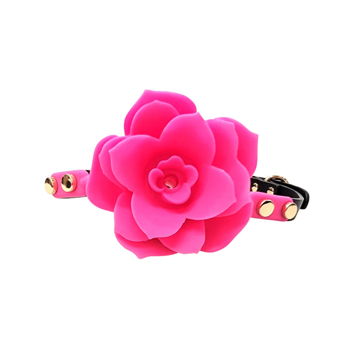 Ple'sur Breathable Silicone Flower Ball Gag