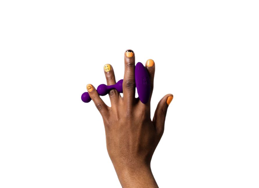ROMP Amp Silicone Flexible Anal Bead Style Butt Plug