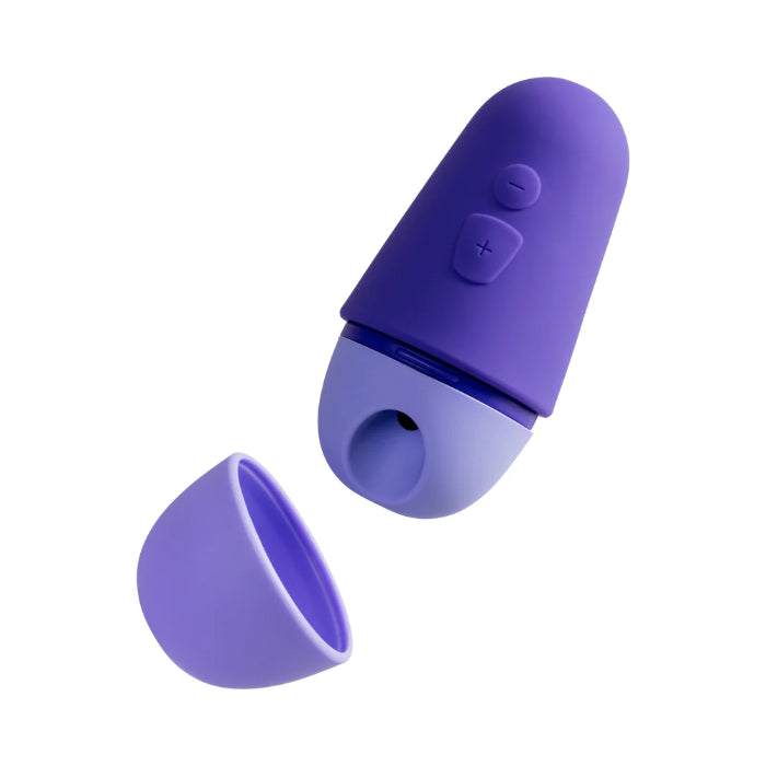 ROMP Free X Pleasure Air Pulse Rechargeable Compact Discreet Suction Massager With Cover