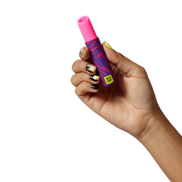 ROMP Pleasure Air Pulse Lipstick Style Silicone Compact Powerful Discreet Suction Massager