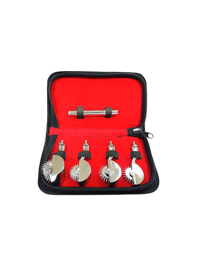 Rouge Interchangeable 4 Pinwheel Set and Carrying Case