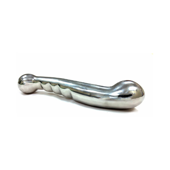 Rouge Stainless Steel Weighted Dual Ended 7 Inch Dildo With Case