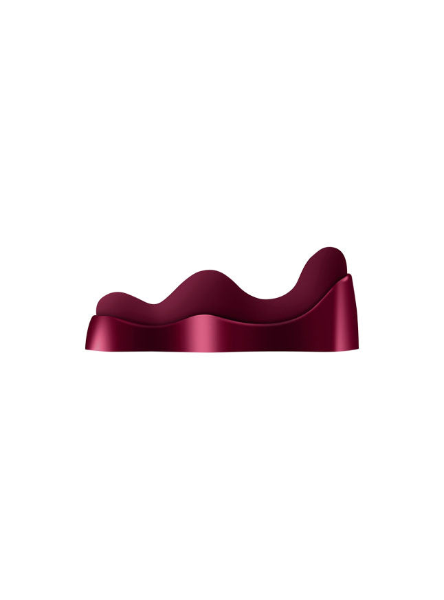 Ruby Glow Rechargeable Remote Controlled Silicone Saddle Grinding Vibrator