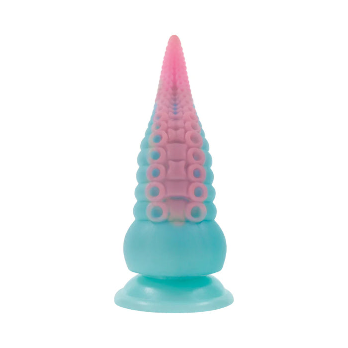 Selopa Stuck On You Tentacle Fantasy Shape Rechargeable Vibrating Harnessable Suction Cup Base Silicone Dildo