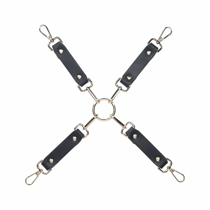 Shots Ouch! Milan Collection Bonded Leather Removable Hogtie Connectors