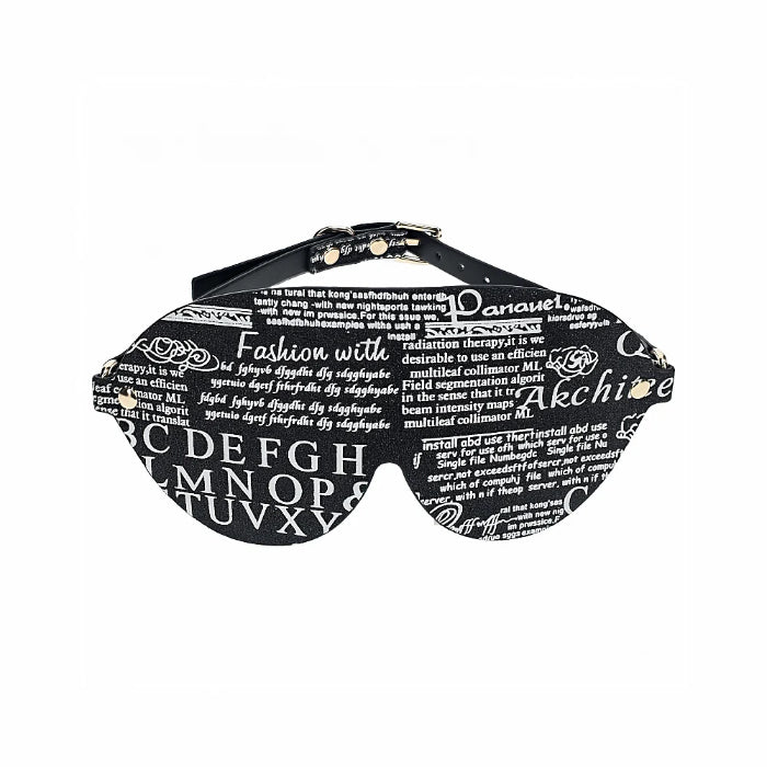 Shots Ouch! NY Collection Bonded Leather Blindfold