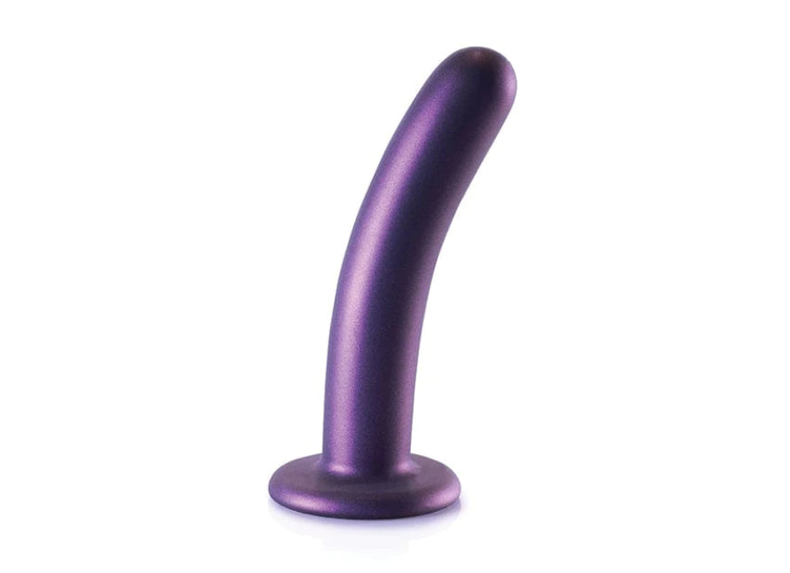 Shots Ouch Smooth Liquid Silicone Harnessable Suction Cup 6 Inch Dildo