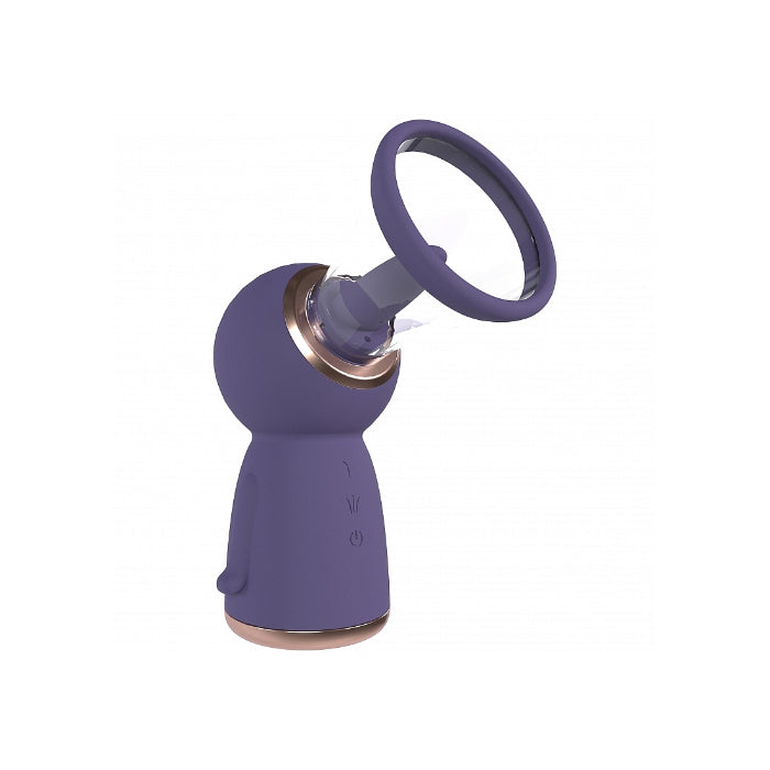 Shots Pumped Exquisite Automatic Rechargeable Vulva & Breast Pump And Flicking Tongue Stimulator With Handle
