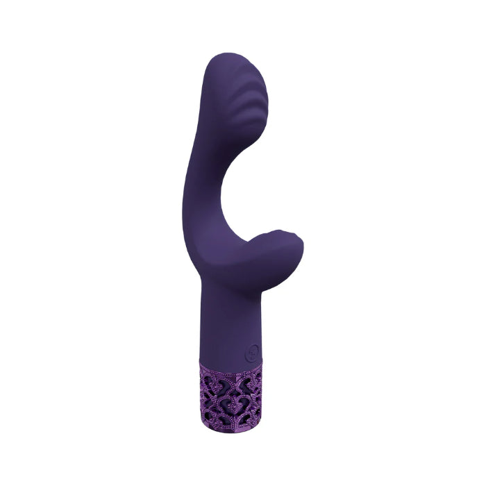 Shots Royal Gems Majestic Compact Silicone Rechargeable Dual Stimulating G-Spot Vibrator