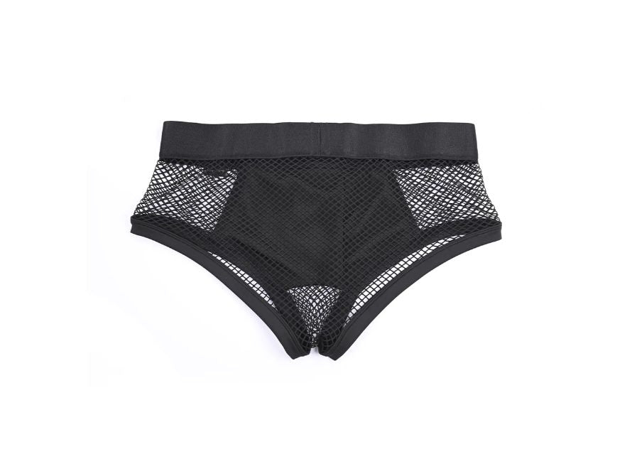 Sportsheets Em.Ex. Fit Fishnet Strap-On Underwear Style Harness