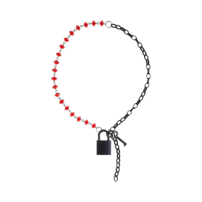 Sportsheets Sex & Mischief Ex's & Oh's Lockable Crystal Day Collar