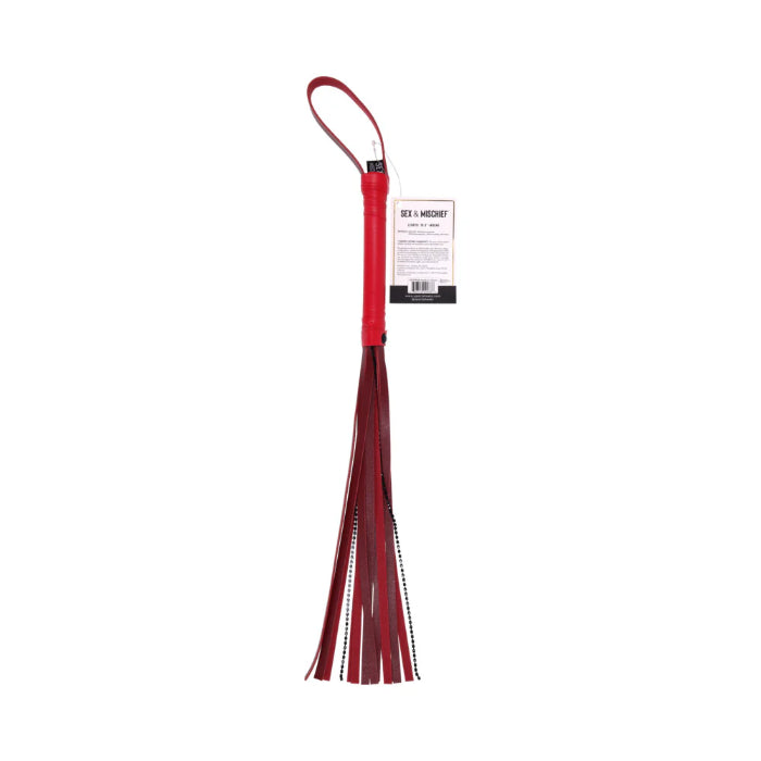 Sportsheets Sex & Mischief Ex's & Oh's Crystal Flogger For Impact Play