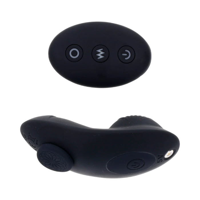 Sportsheets Hidden Pocket Adjustable Strap On Harness And Remote Control Rechargeable Vibrator Set