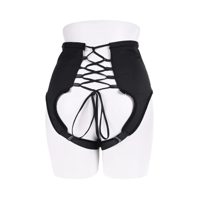 Sportsheets High Waisted Corset Adjustable Strap On Harness