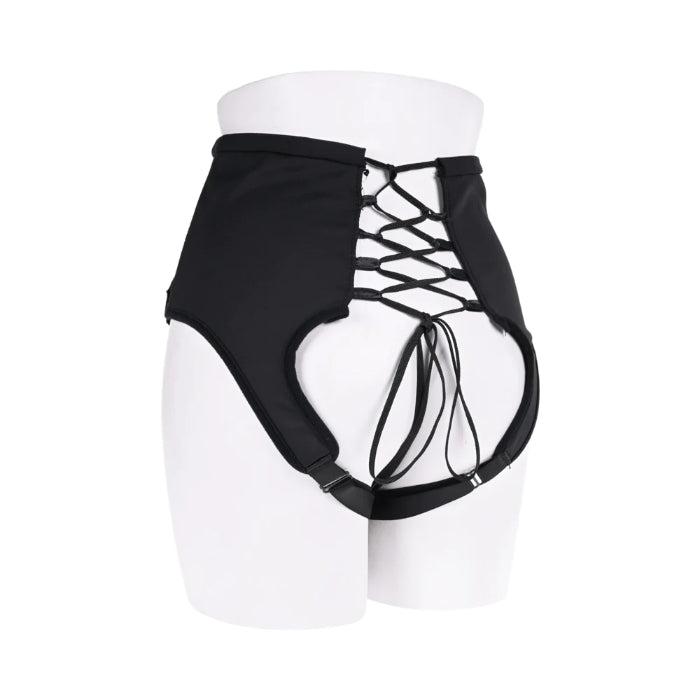 Sportsheets High Waisted Corset Adjustable Strap On Harness