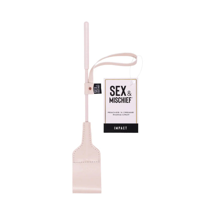 Sportsheets Sex & Mischief Peaches 'n CreaMe Compact Riding Crop