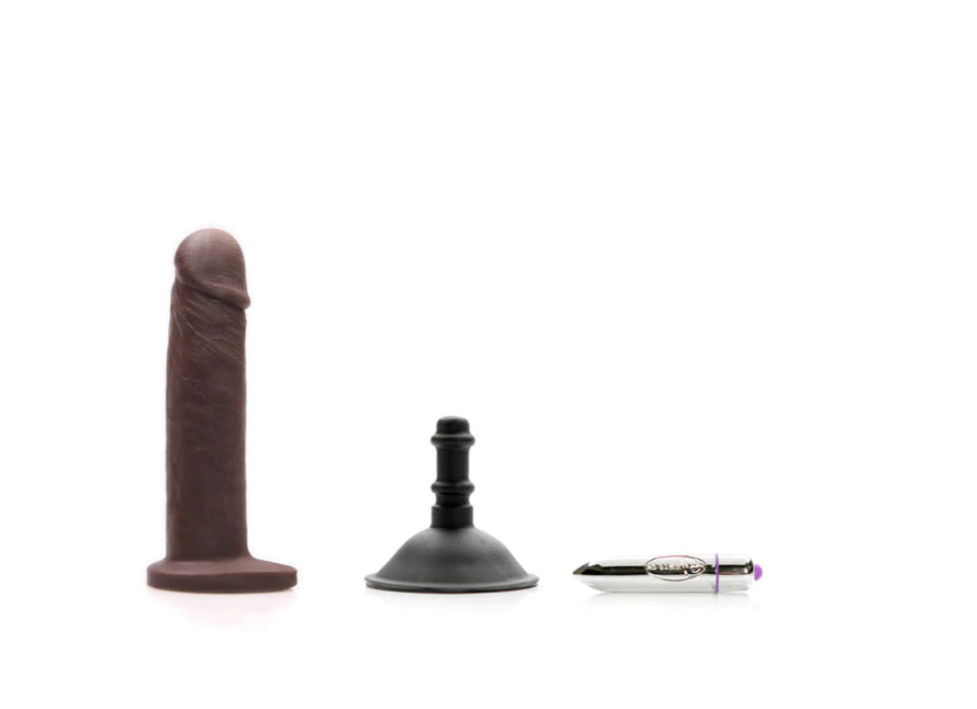 Tantus Alan O2 Dual Density Vibrating Dildo Kit With Suction Cup