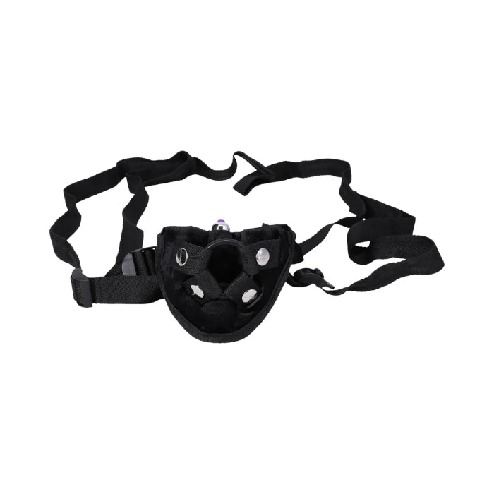 Tantus Curve Silicone Curved Dildo and Vibrating Strap-On Harness Kit