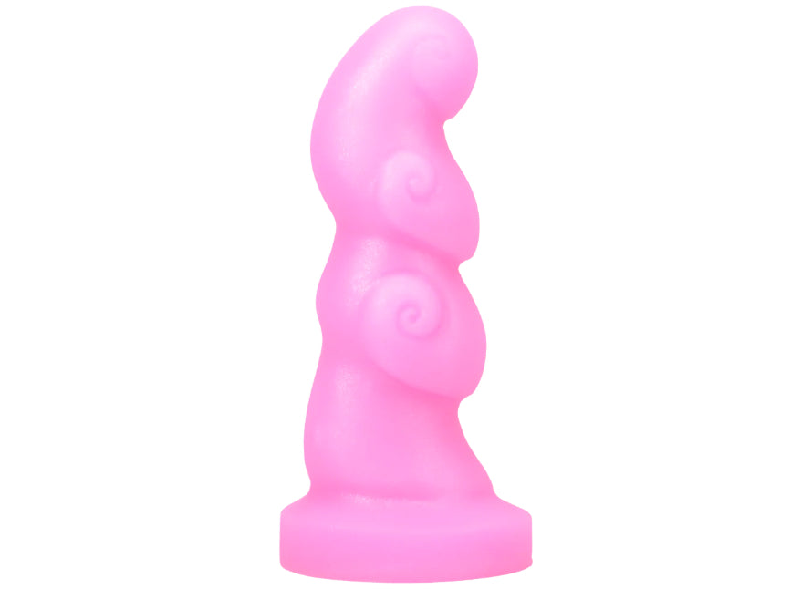 Tantus Hookah Girthy Textured Curved Harnessable Dildo