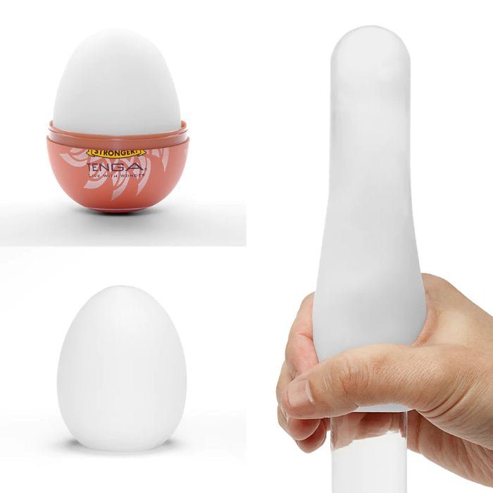 Tenga Egg Shiny II Texture Firm Stretchy Masturbation Sleeve