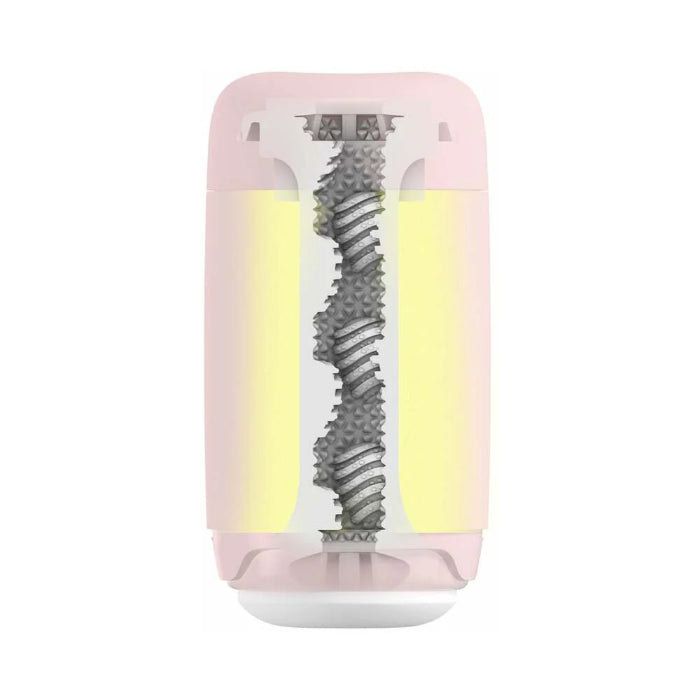 Tenga Puffy Stroker Strawberry Pink Super Soft Reusable Masturbation Cup