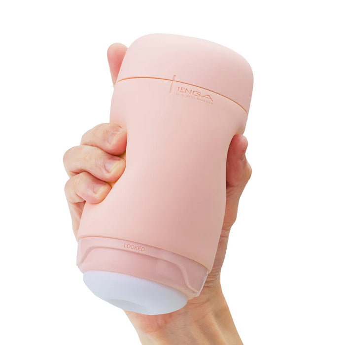 Tenga Puffy Stroker Strawberry Pink Super Soft Reusable Masturbation Cup