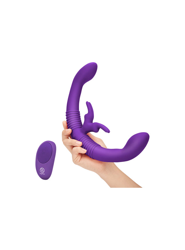 Together Toy Remote Controlled Double Ended Rabbit Vibrator